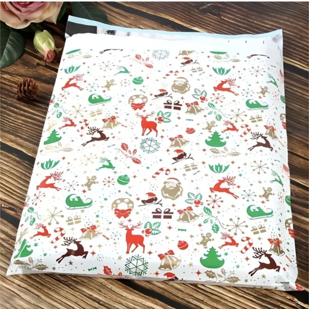 20 Christmas Polymailers 12x8